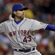 R.A. Dickey of the New York Mets shows his knuckleball magic on the mound. (AP Photo/Matt Slocum)